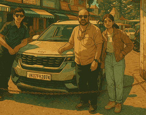 Customer in Landour
