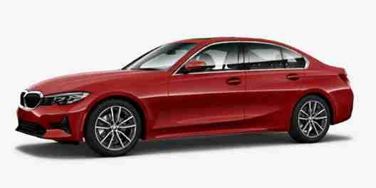 Luxury BMW 3 Series decorated for a wedding in Dehradun